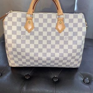 Louis Vuitton Speedy 30 (Damier Azur)